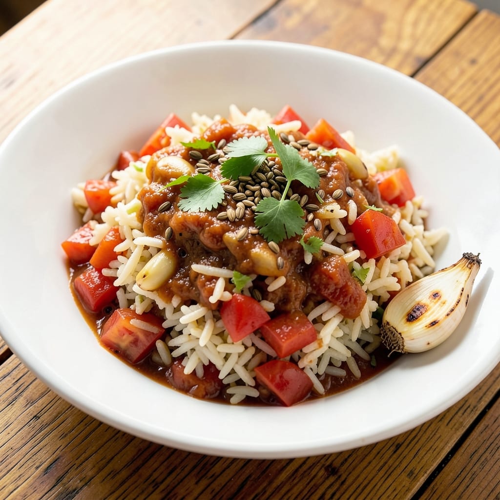 1 Cup Mexican Rice Recipe: Tomato-Cumin Crunch in 20 Minutes