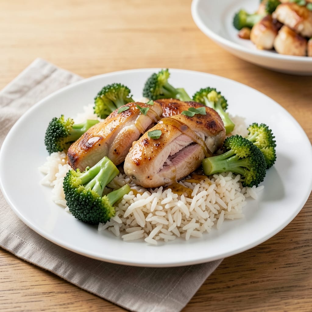 5 Ingredient Chicken and Broccoli Recipe with Rice: One-Pan Protein-Packed Dinner in 30 Minutes
