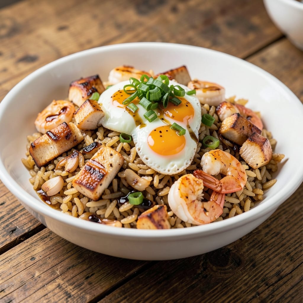 Aligue Fried Rice Recipe: Wok-Tossed Umami Bomb With Crispy Noodles