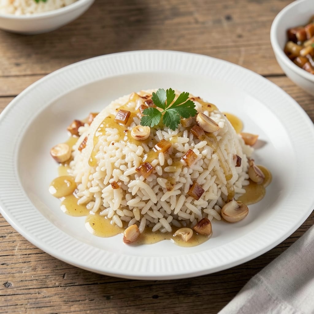 Aborio Rice Recipe: Al Dente Perfection With Toasted Garlic Crunch
