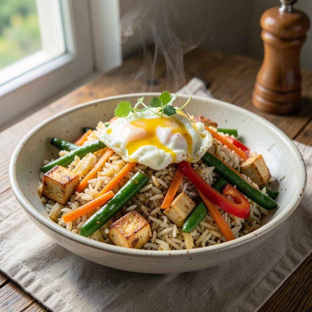 Asian Vegetable Fried Rice Recipe: Wok-Tossed Crunch With Eggy Richness