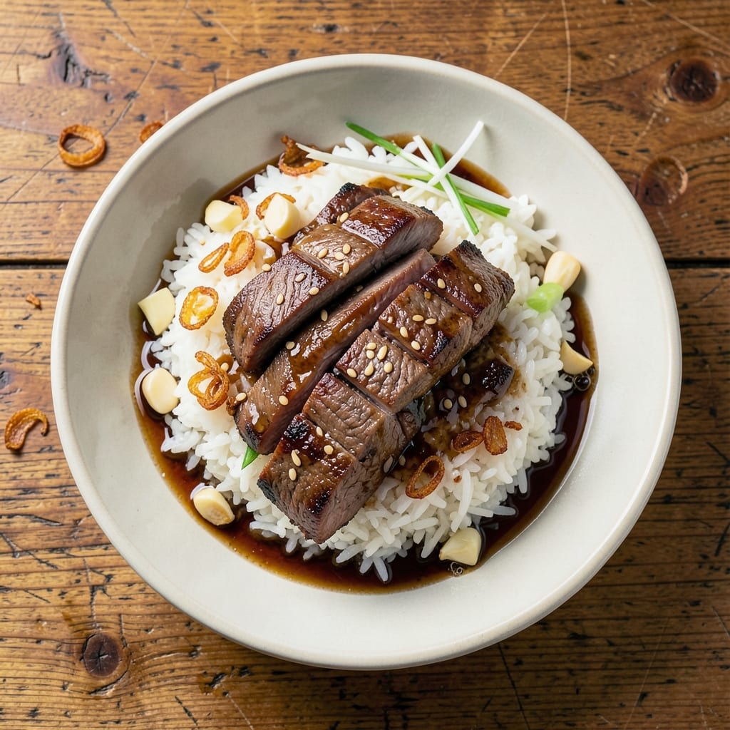 Asian Beef and Rice Bowl Recipe: Umami-Packed Protein Over Fragrant Jasmine Rice