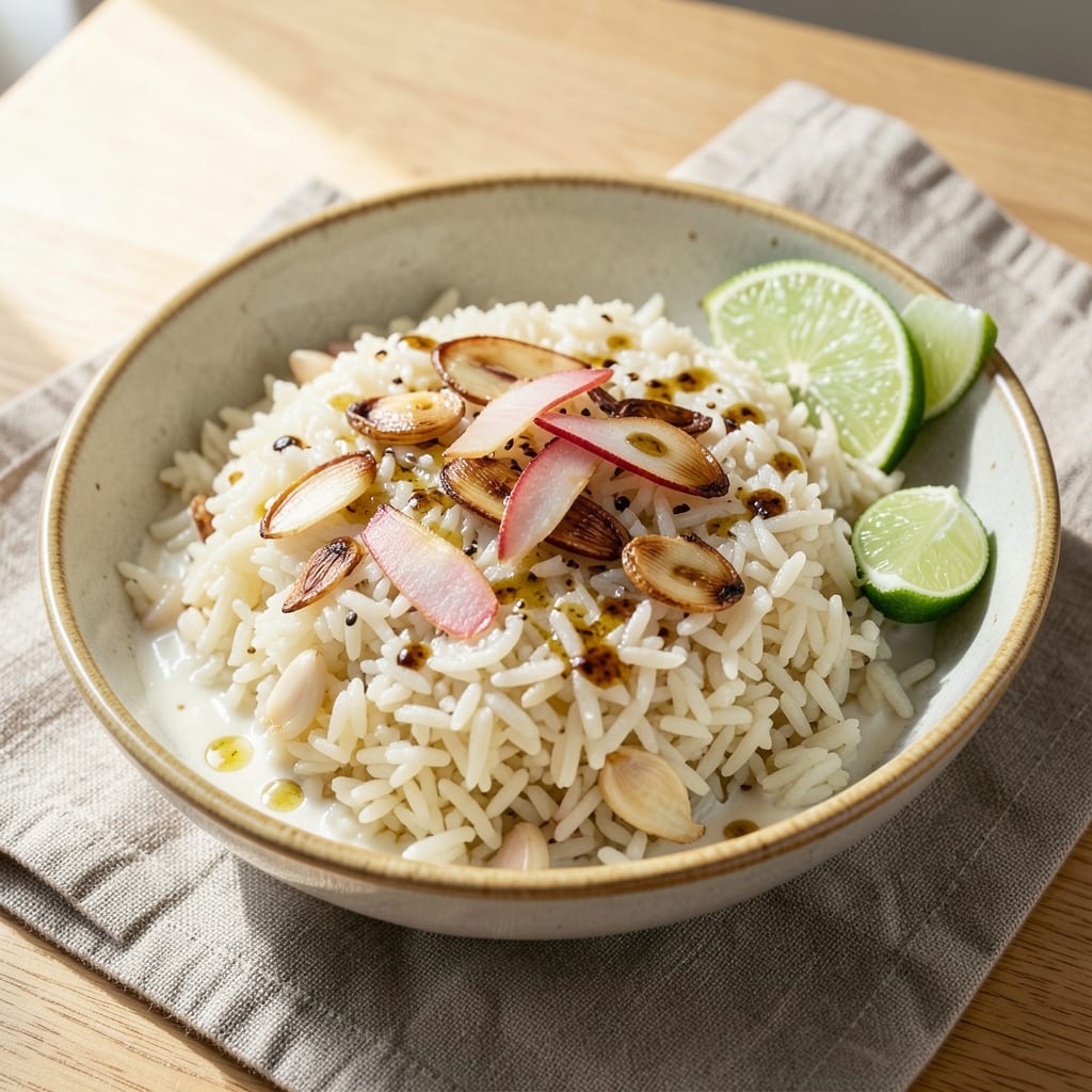 Asian Rice Pilaf Recipe: Golden Basmati with Coconut-Lime Zing