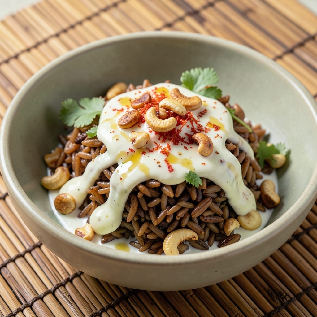 Asian Wild Rice Recipe: Toasted Nuts and Coconut-Lime Crunch