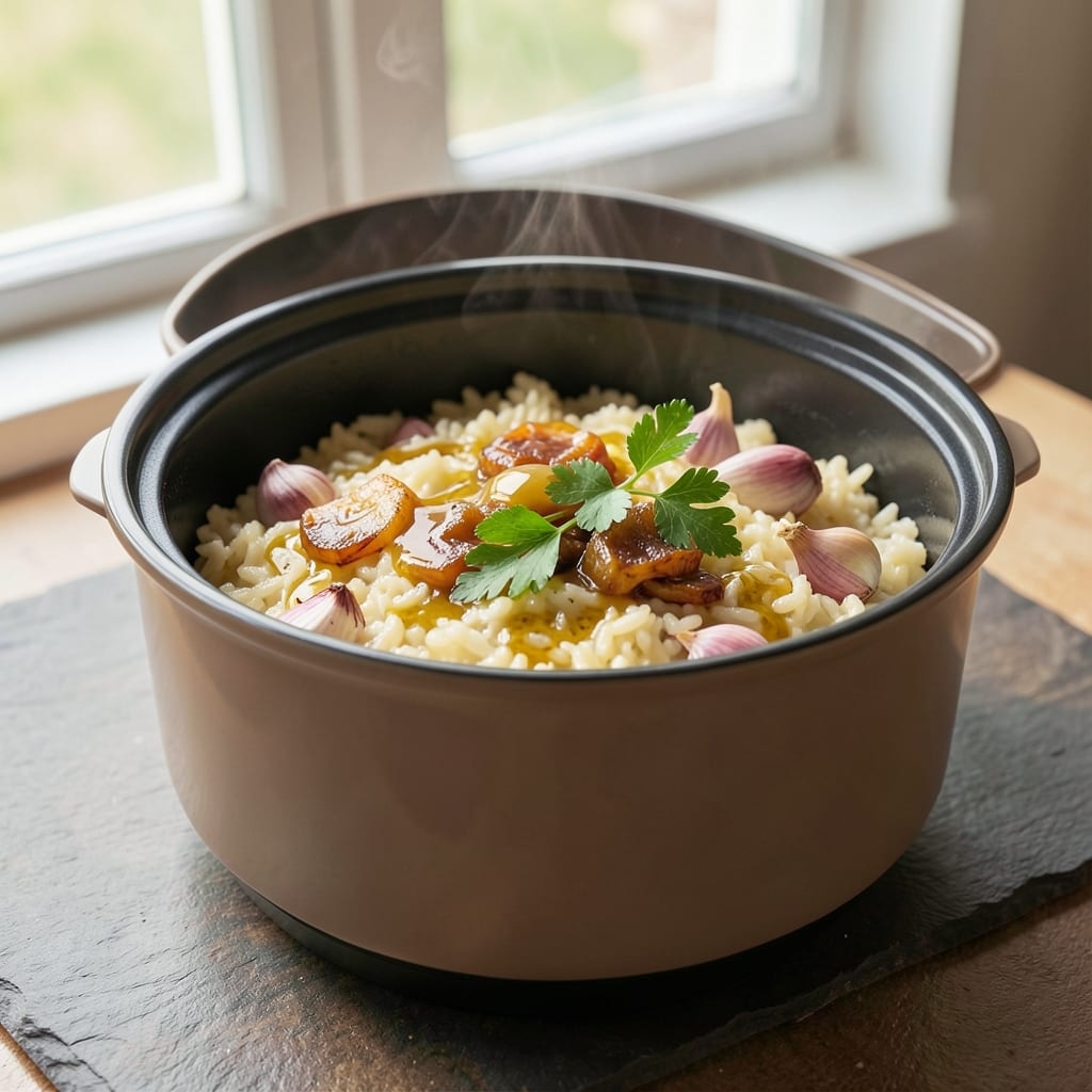 Arborio Rice in Rice Cooker Recipe: Creamy Risotto Texture Without Stirring