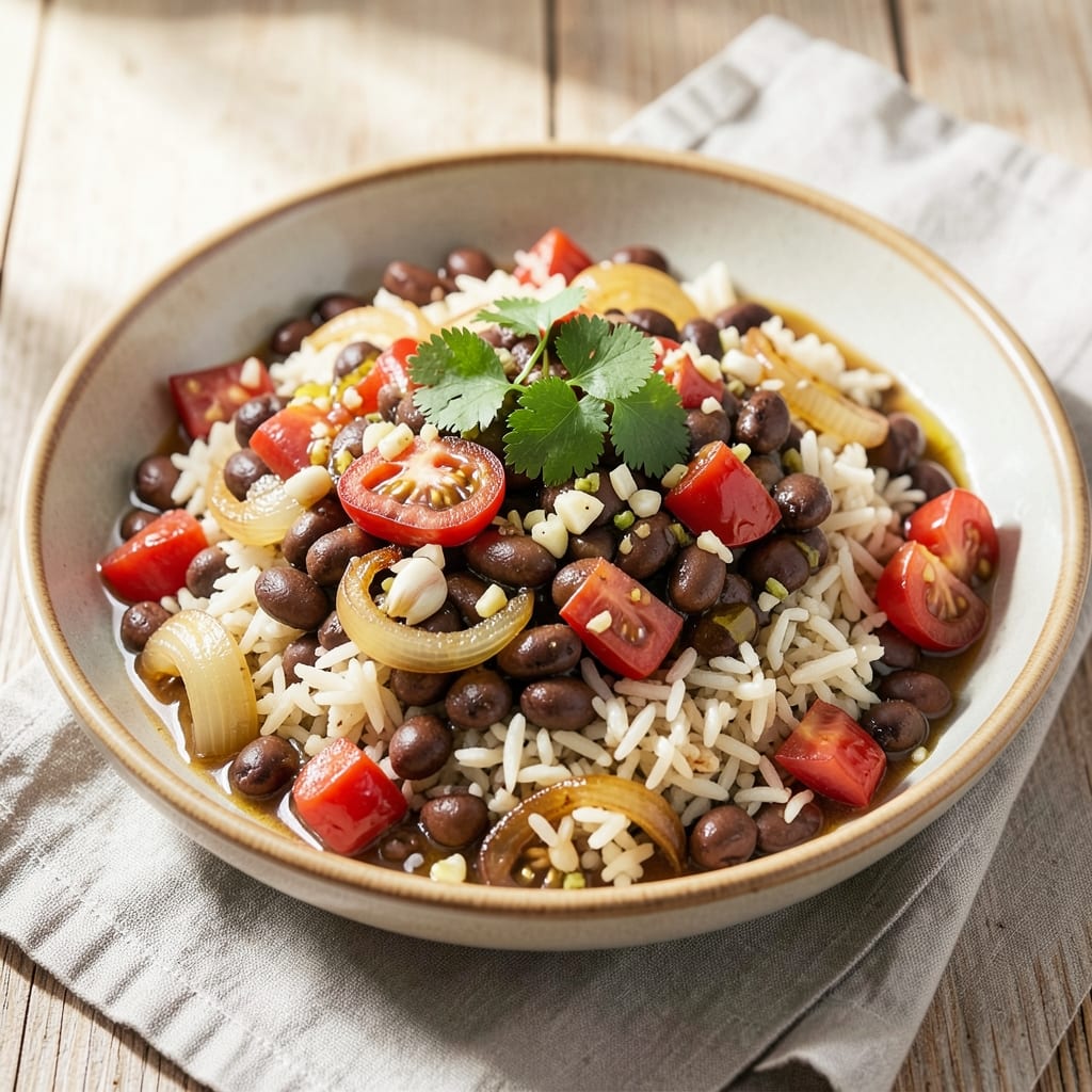 African Black Beans and Rice Recipe: Smoky Spiced One-Pot Flavor Fusion
