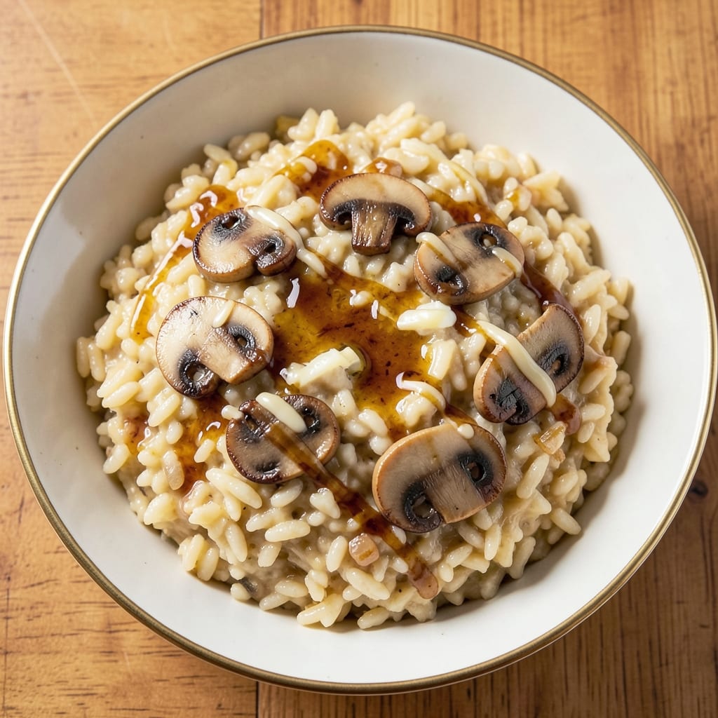 Arborio Rice Mushroom Risotto Recipe: Umami-Rich Creaminess Without Stirring Constantly