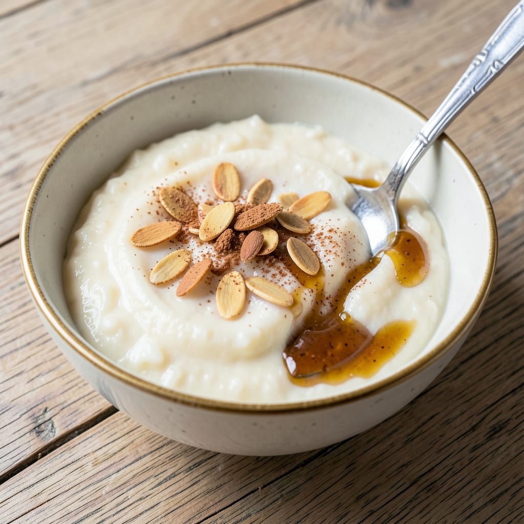 Almond Rice Pudding Recipe: Nutty Creaminess With Toasted Crunch
