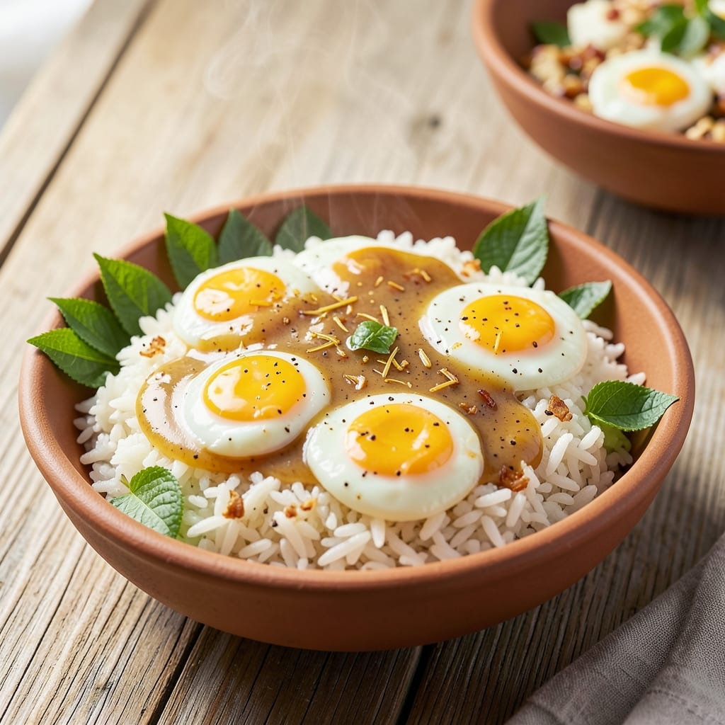 Anda Rice Recipe: Fragrant Spiced Eggs and Jasmine Rice in One Pot