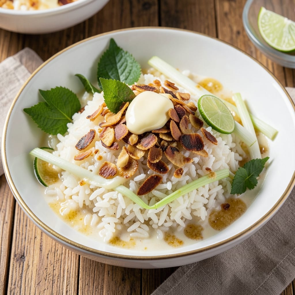 Asian Coconut Rice Recipe: Fragrant Jasmine Rice with Toasted Coconut Crunch