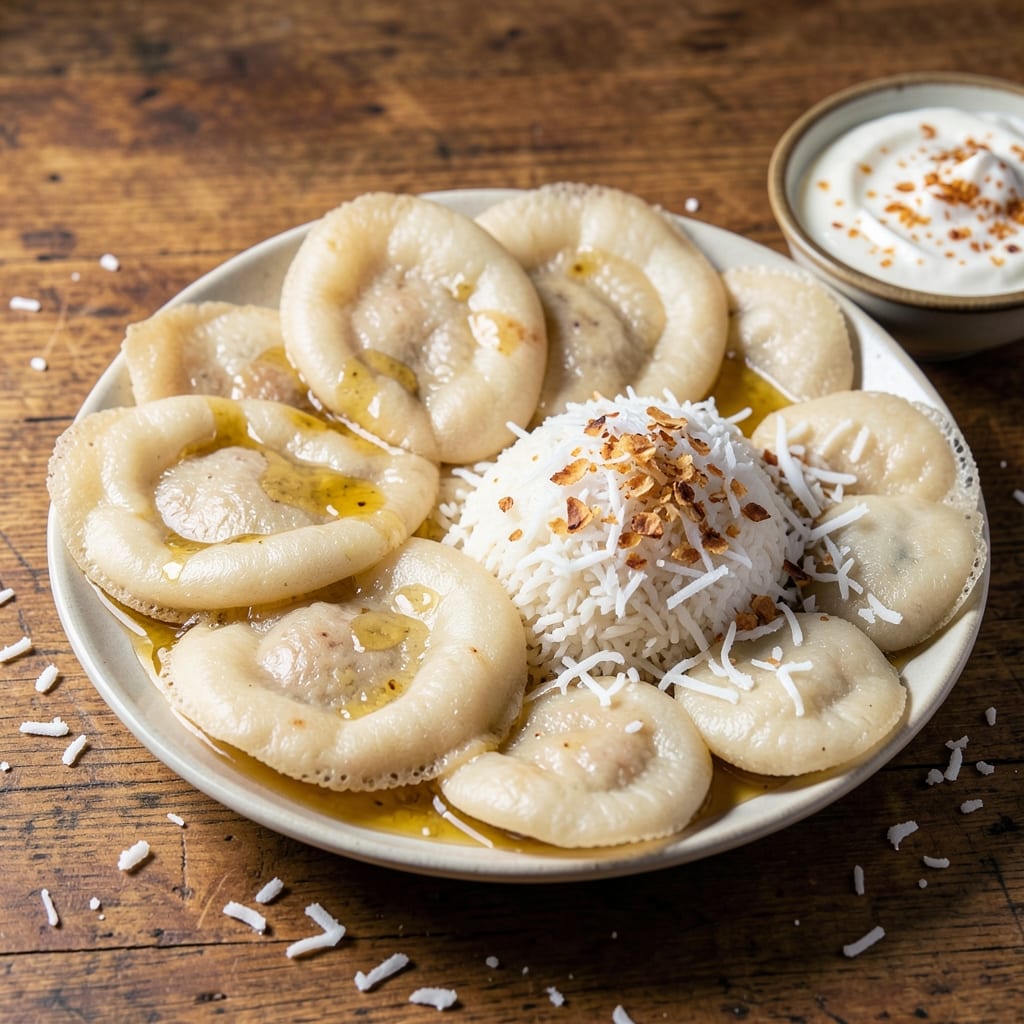 Appam Recipe With Idli Rice: Lacy Coconut Pancakes With Fragrant Rice Base