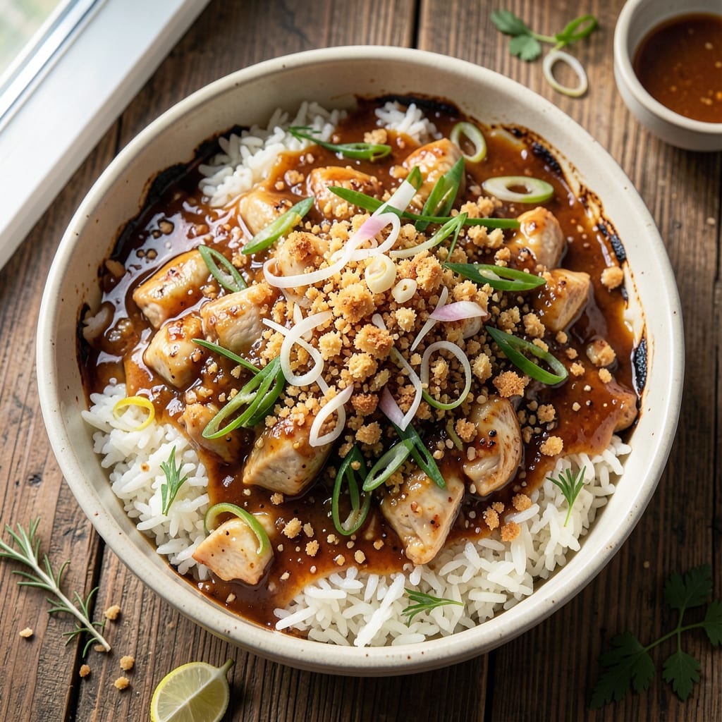 Asian Rice Casserole Recipe: Crispy-Topped Comfort with Umami Depth