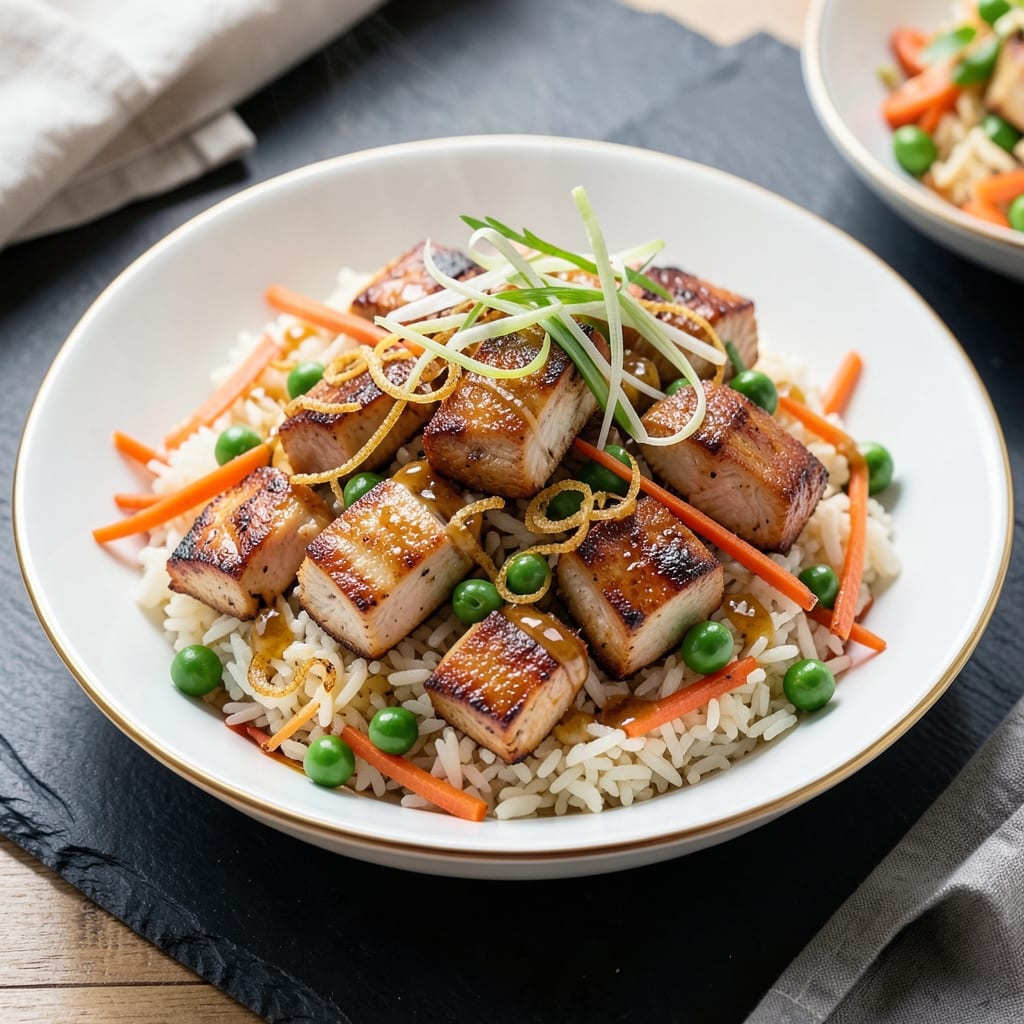 5-Star Chicken Fried Rice Recipe: Wok-Heated Aromas and Crispy Egg Bites