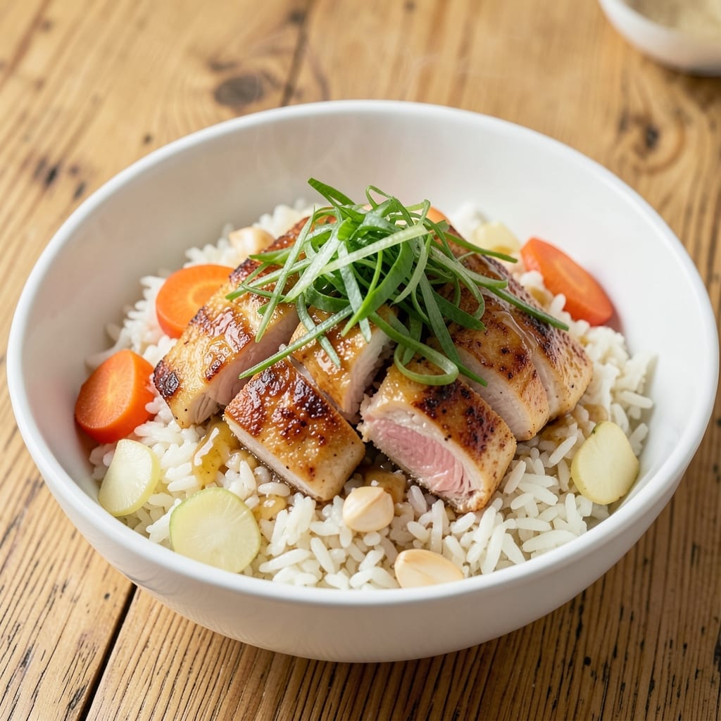 Arroz Caldo Rice Cooker Recipe: Fragrant Ginger-Garlic Chicken and Rice Harmony