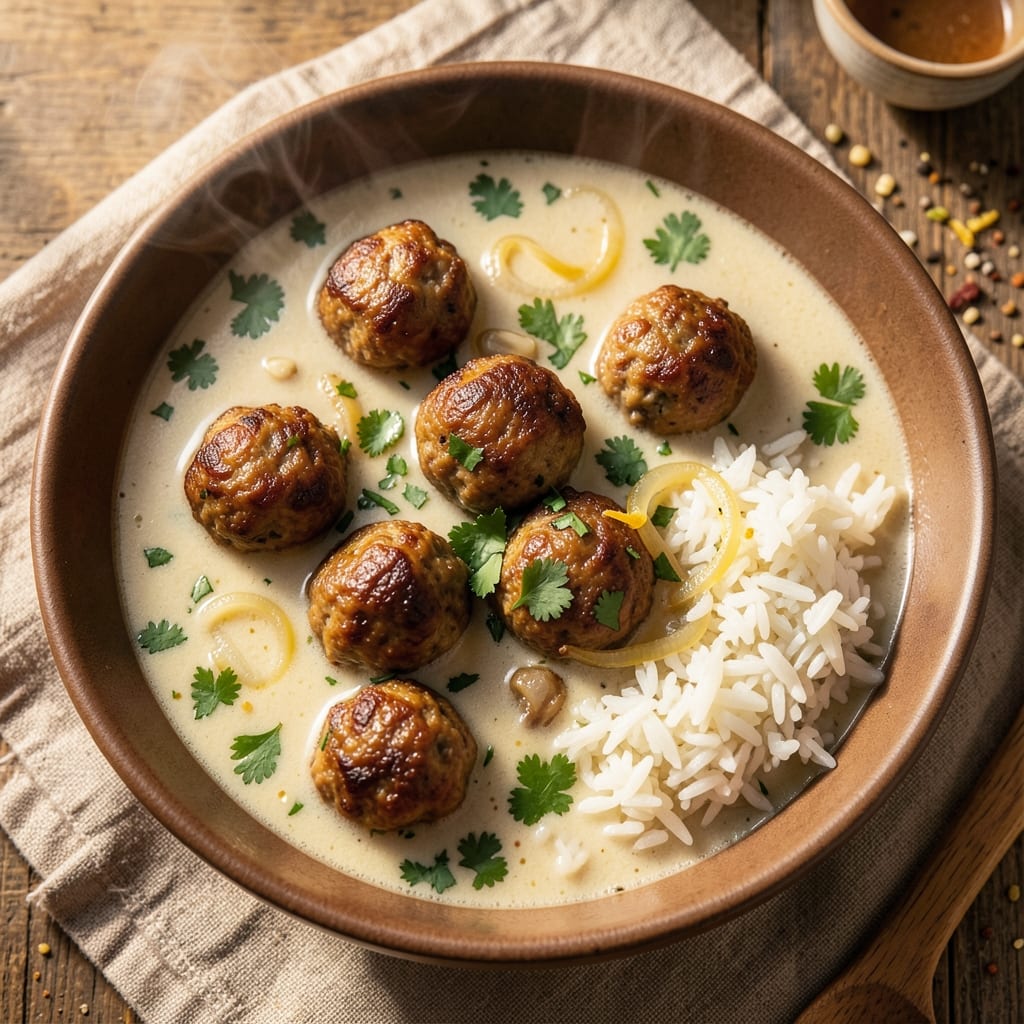 Albondigas Soup Recipe with Rice: Spiced Meatballs in Tomato-Basil Broth