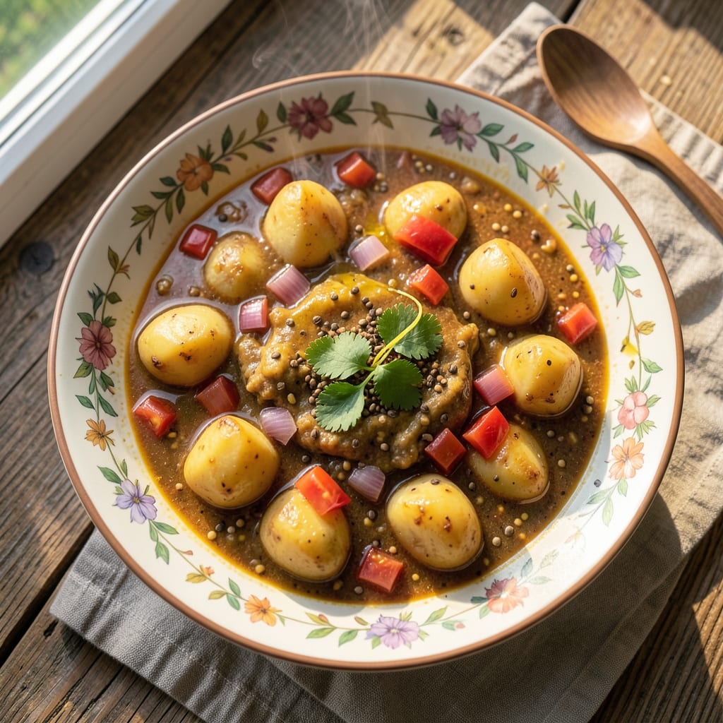 Aloo Curry Recipe for Rice: Fragrant Tomato and Spice Harmony in One Pot