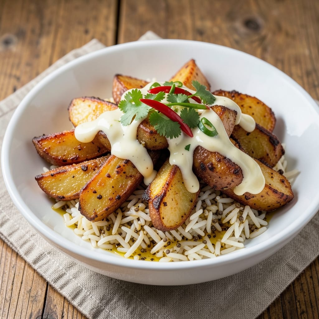 Aloo Fry Recipe for Rice: Crispy Potato Bites with Spiced Rice Pairing
