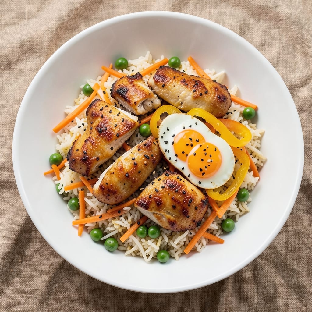 Airfryer Fried Rice Recipe: Crispy Edges, Fluffy Grains, One-Pan Magic