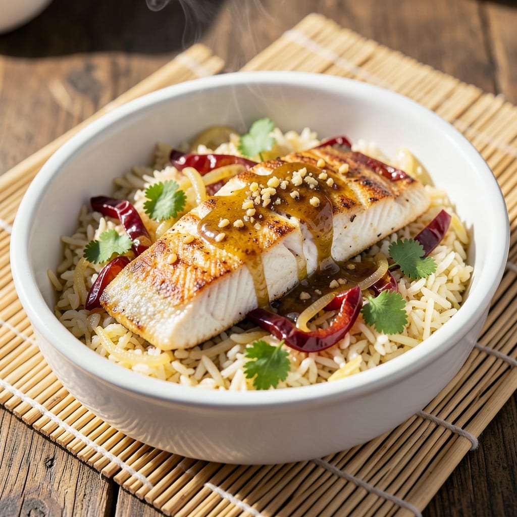 African Fish and Rice Recipe: Spiced Tomato-Basil One-Pot Magic