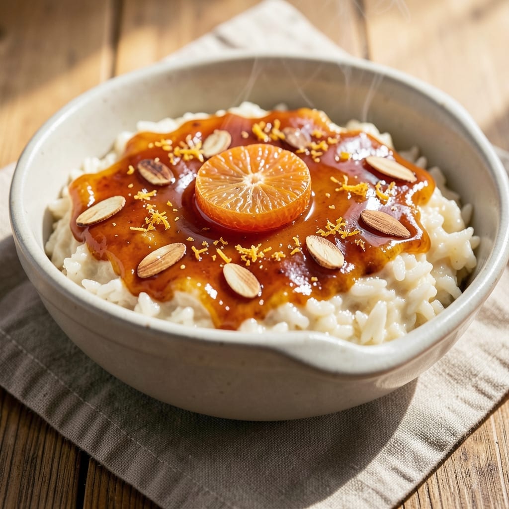 Ambrosia Rice Pudding Recipe: Citrus-Infused Creaminess With Toasted Coconut Crunch
