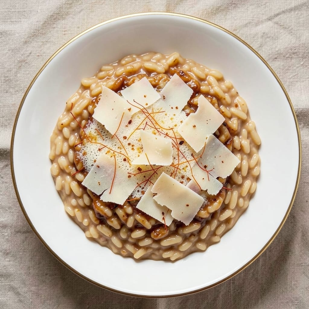 Acquerello Rice Risotto Recipe: Saffron-Infused Creaminess With Toasted Arborio Crunch