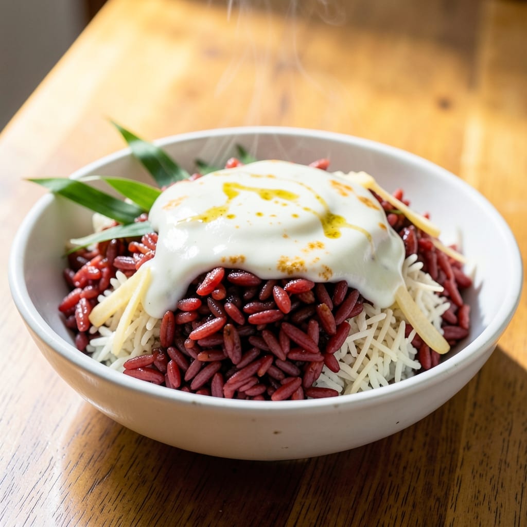 Asian Red Rice Recipe: Fragrant Coconut-Jasmine Flavor in One Pot