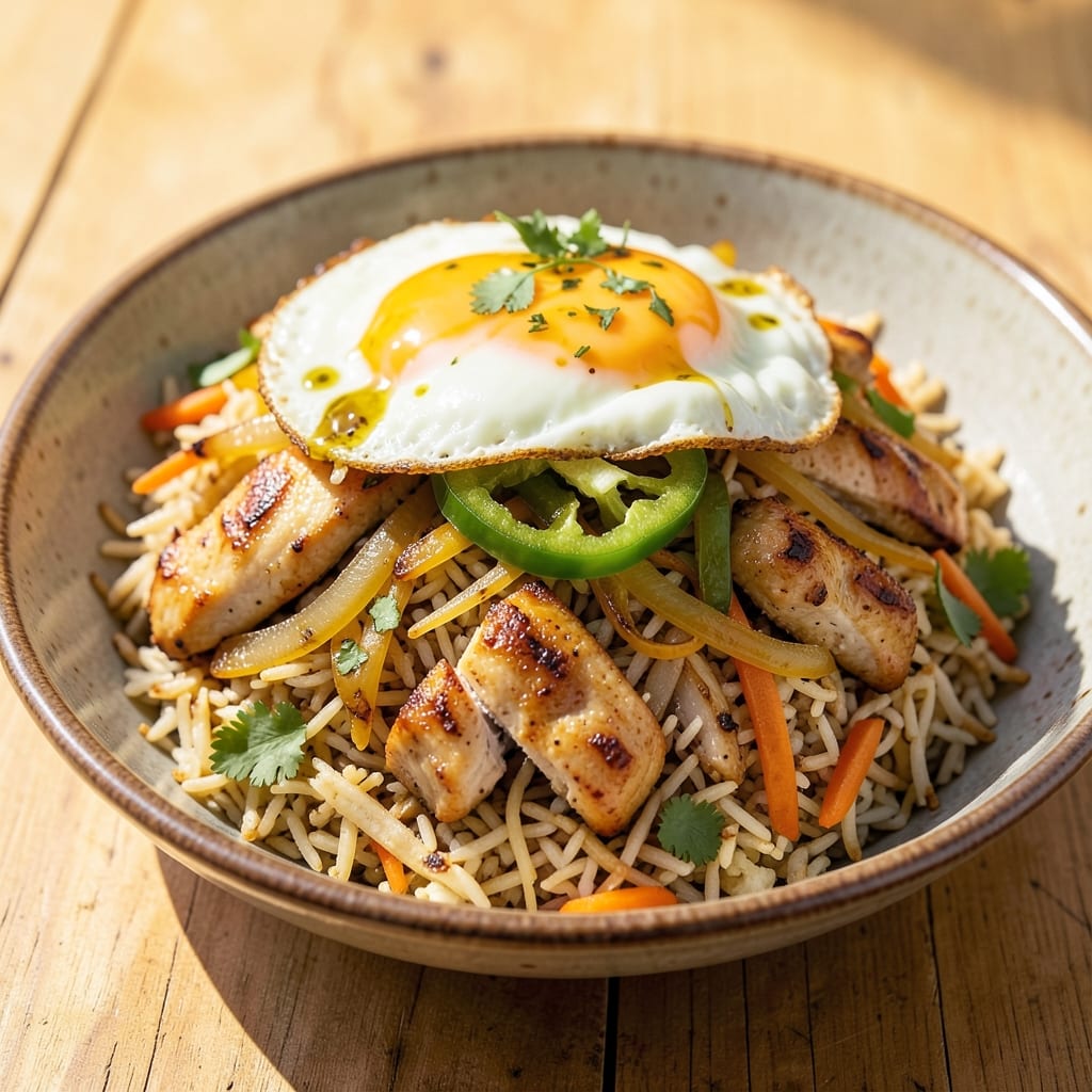 Arabic Fried Rice Recipe: Toasted Spice and Crispy Egg Bites