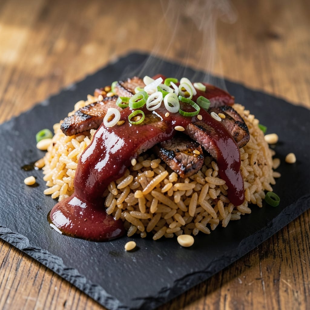 A1 Japanese Steakhouse Fried Rice Recipe: Wok-Tossed Umami Bomb With Beef Chunks