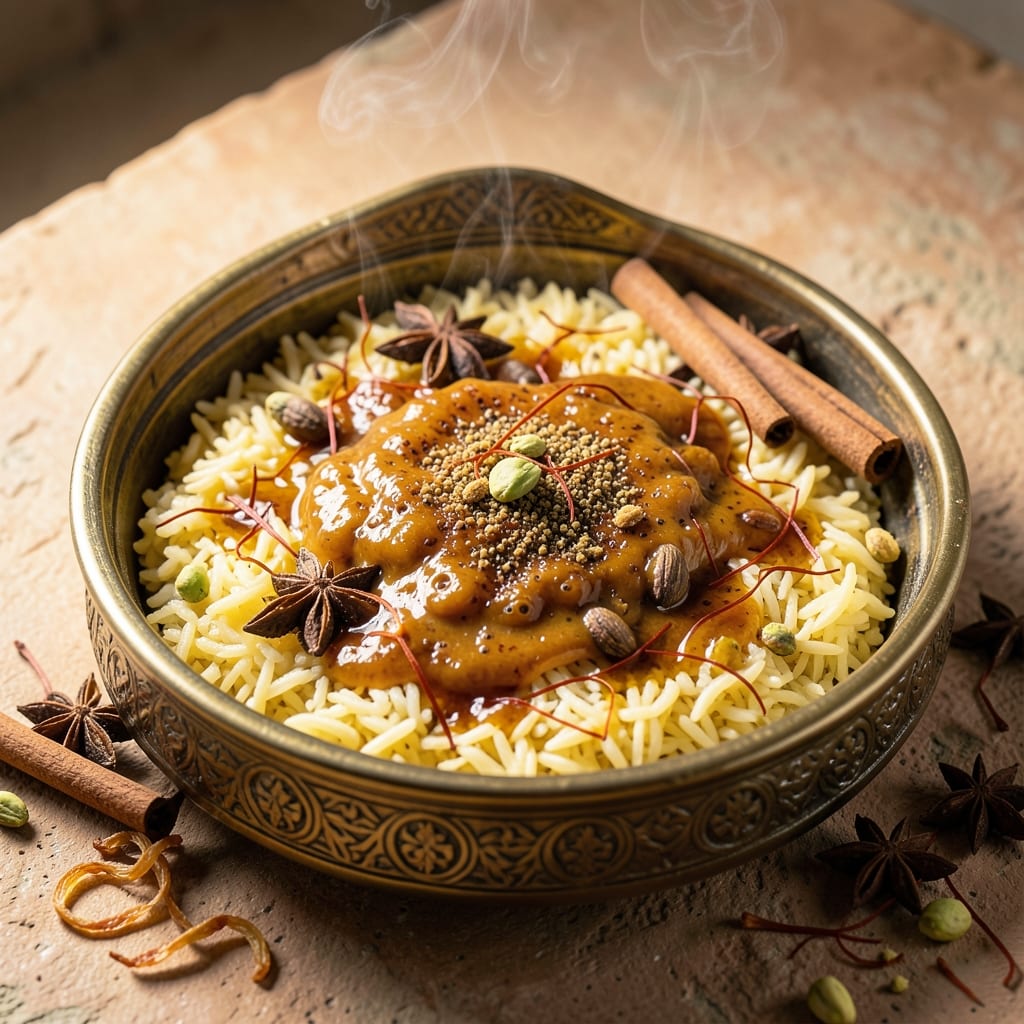 Arabic Saffron Rice Recipe: Golden Threads and Toasted Spice Magic