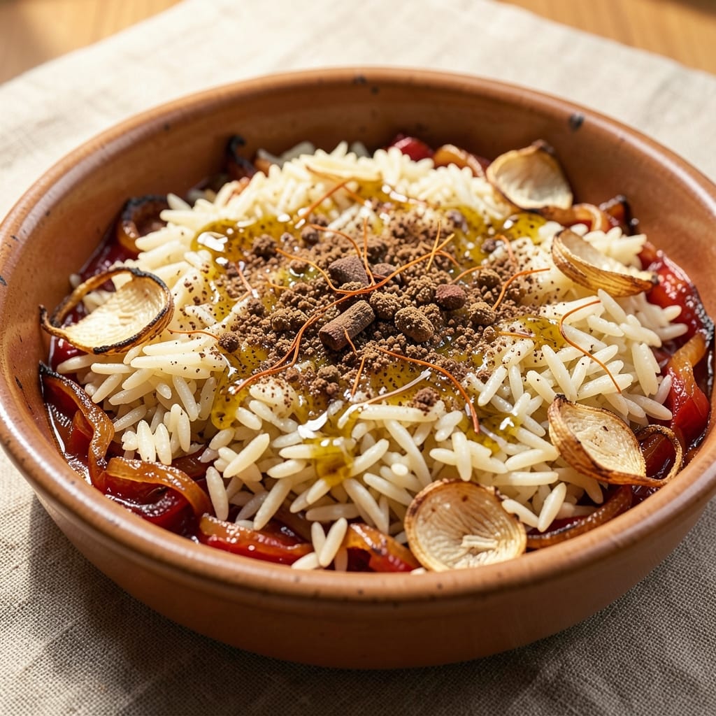 Armenian Basmati Rice Recipe: Toasted Grain Crunch with Fragrant Saffron Heat