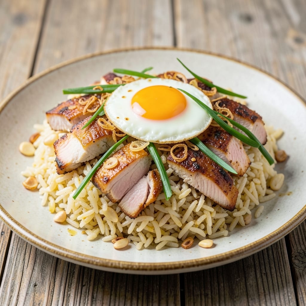 American Chicken Fried Rice Recipe: Wok-Tossed Comfort with Crispy Egg Bites