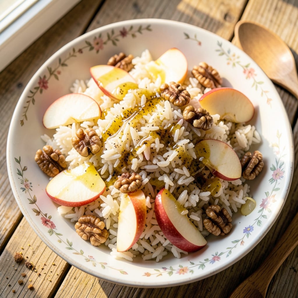 Apple Rice Salad Recipe: Crunchy Apple, Creamy Rice, Sweet-Tart Balance