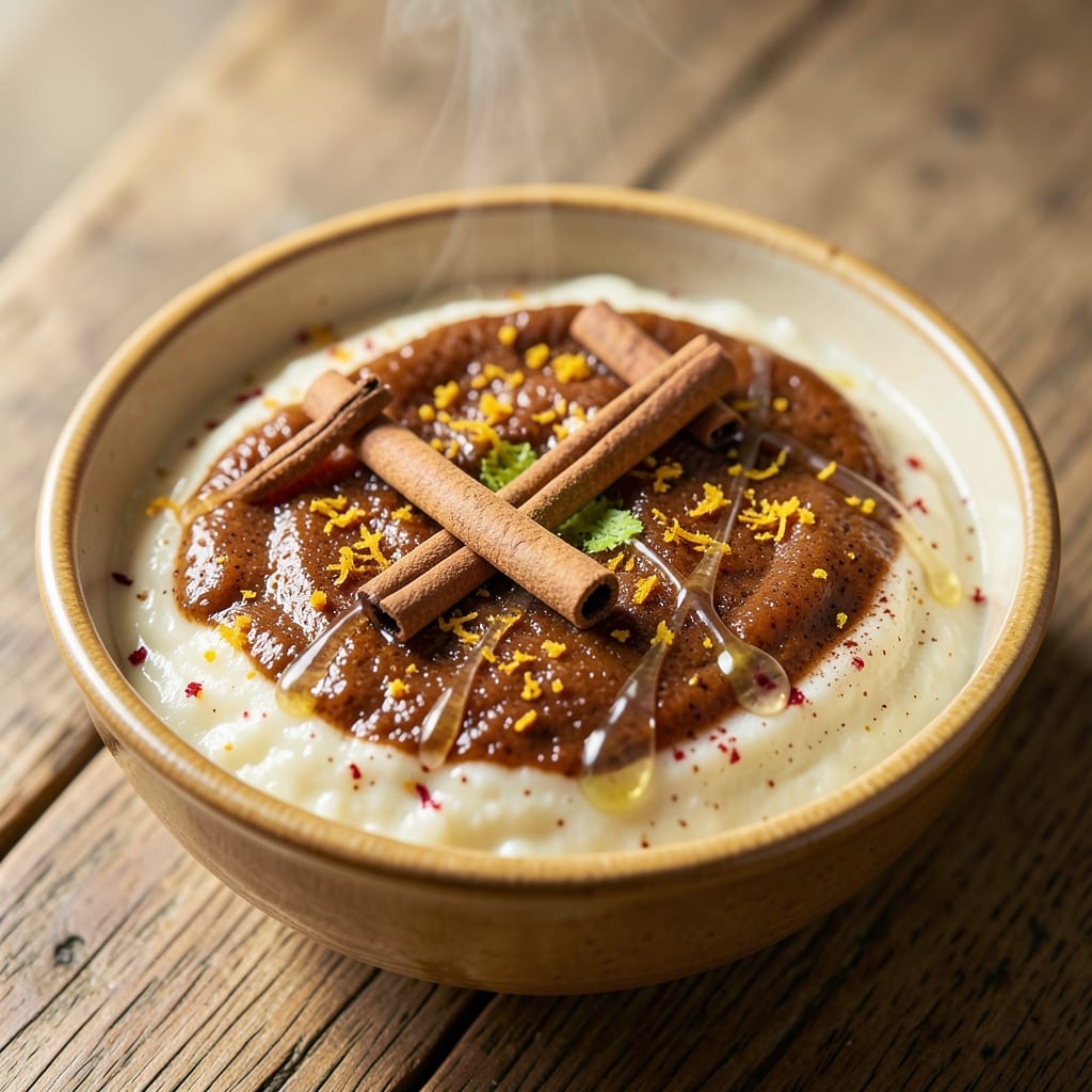 Albanian Rice Pudding Recipe: Spiced Orange and Cinnamon Comfort