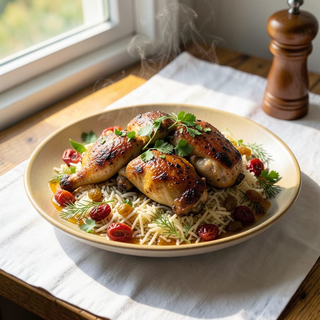 Armenian Chicken and Rice Recipe: Fragrant Herb-Infused One-Pot Wonder
