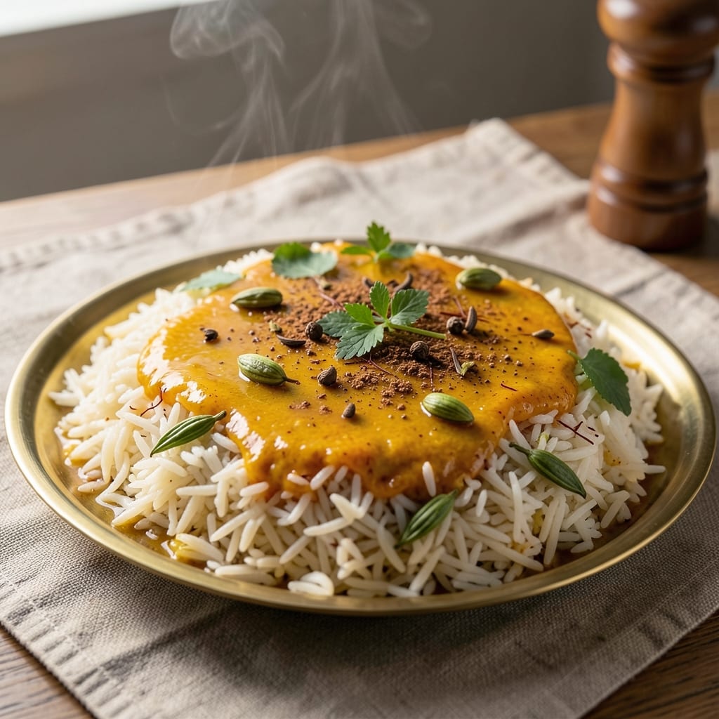 Arabian Rice Recipe: Saffron-Infused Fragrance and Toasted Crunch