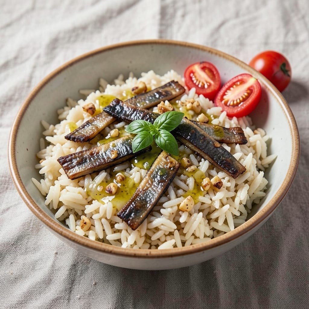Anchovy Rice Recipe: Umami-Packed One-Pan Mediterranean Magic