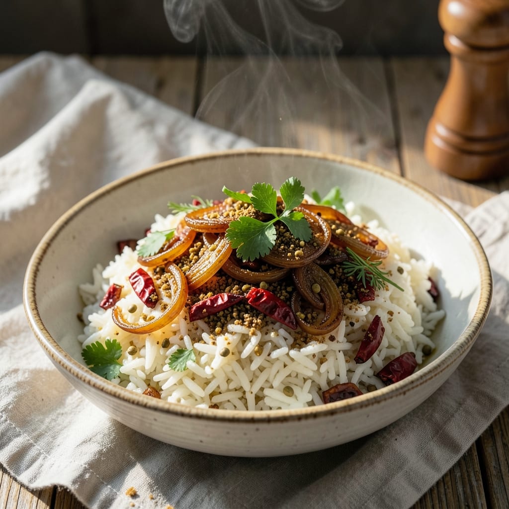 African Spicy Rice Recipe: Toasted Spices and Coconut Cream Magic