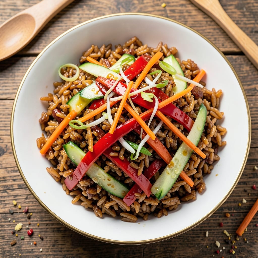 Asian Crispy Rice Salad Recipe: Wok-Tossed Crunch With Tangy Peanut Zing