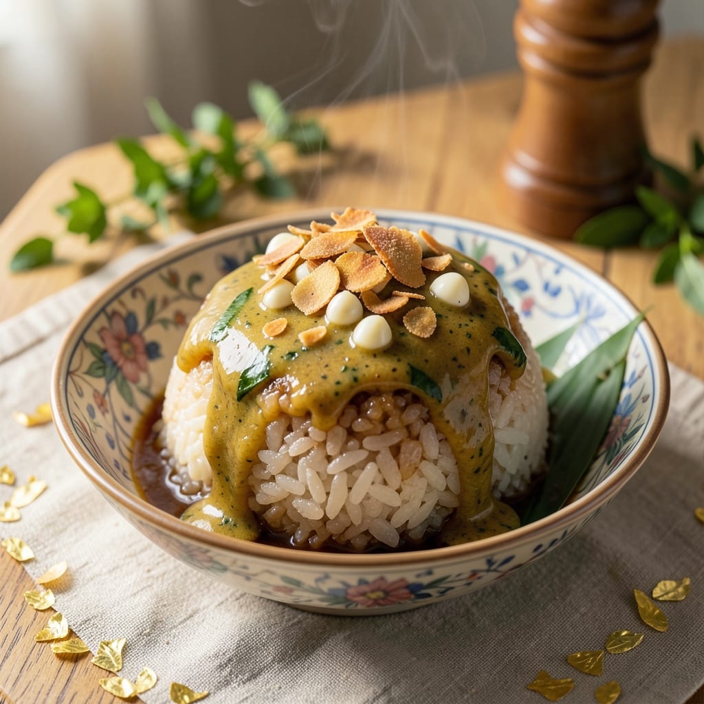 Asian Sticky Rice Dessert Recipe: Coconut-Caramelized Sweetness With Toasted Pandan Crunch