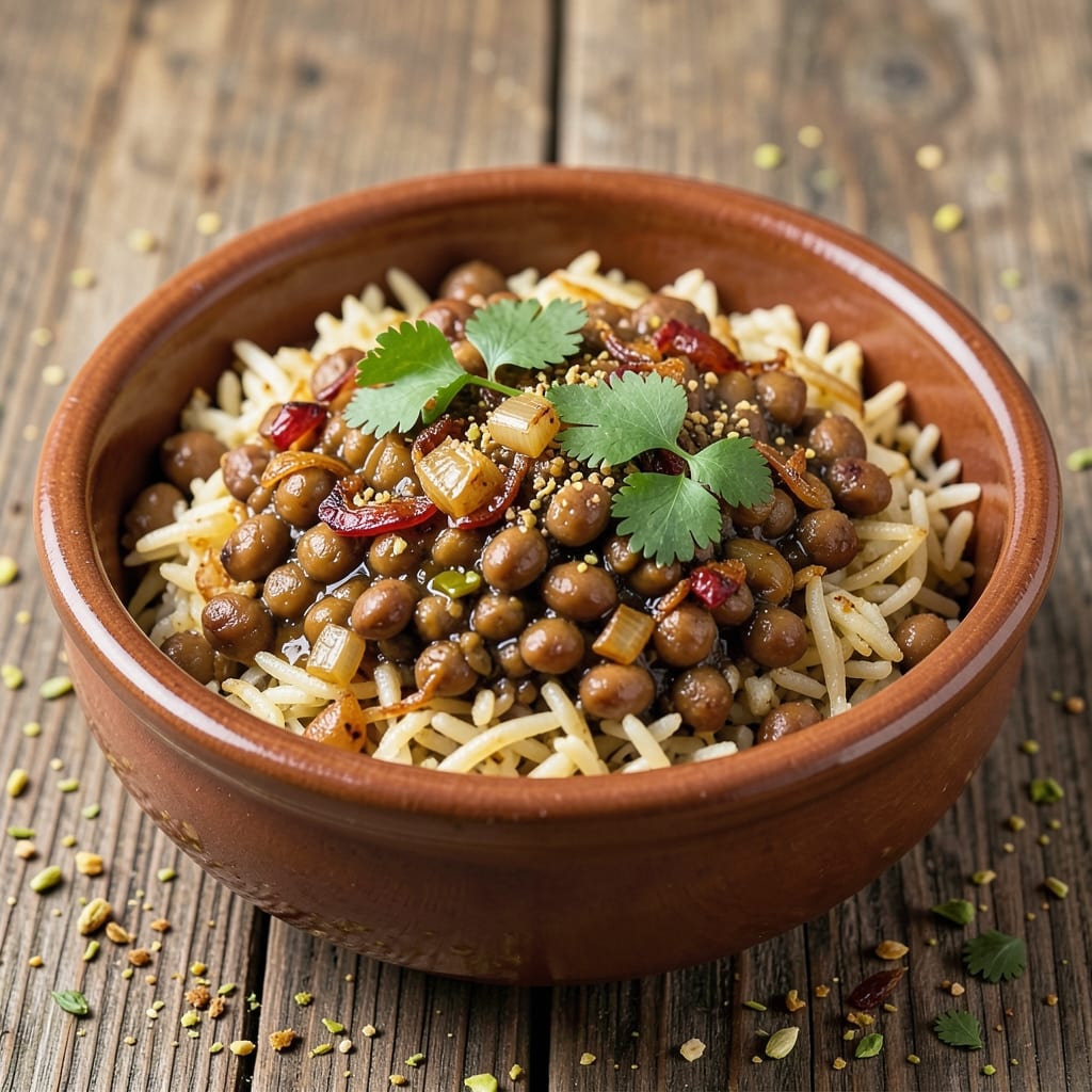 Arabic Lentil Rice Recipe: Spiced One-Pot Fragrance and Texture