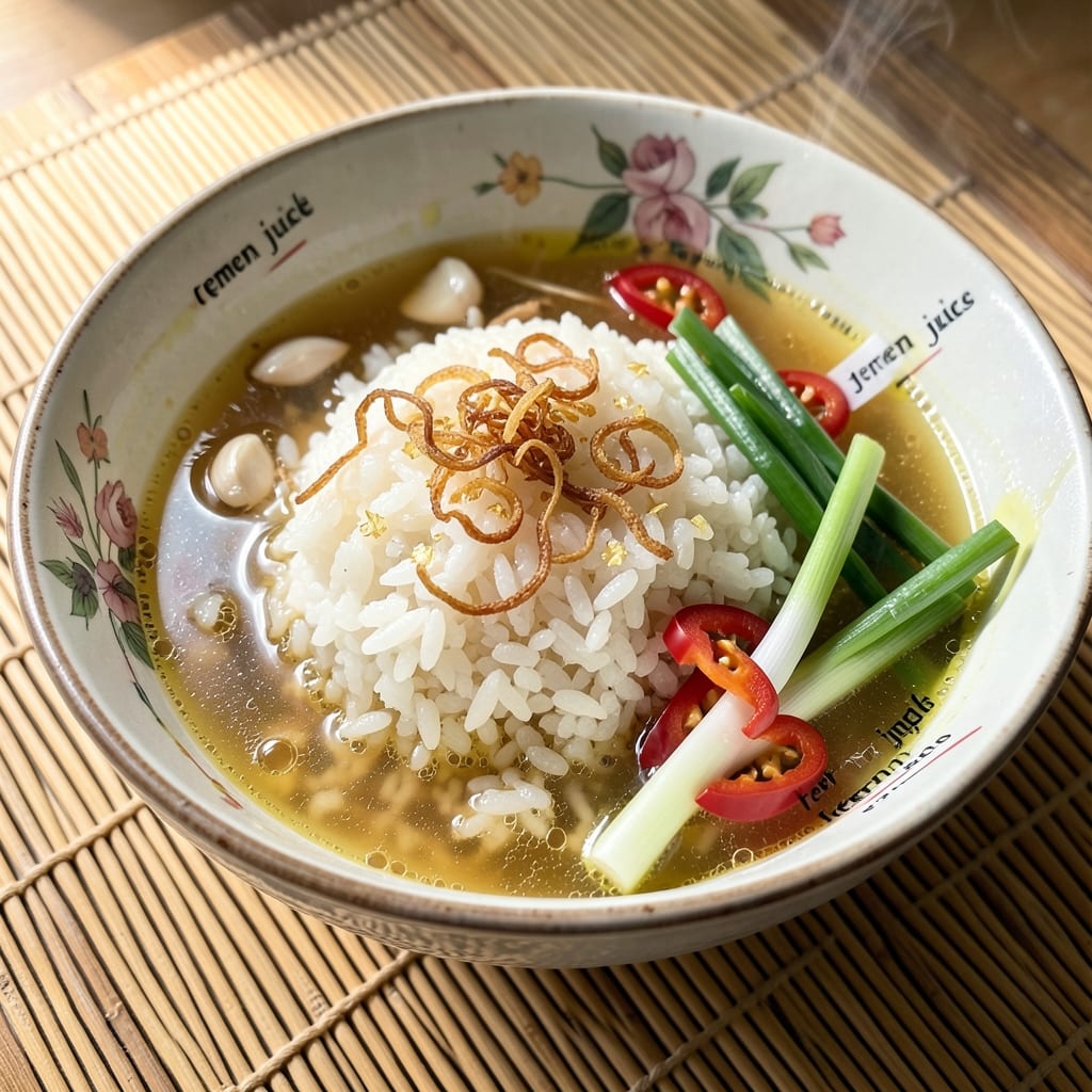 Asian Rice Soup Recipe: Fragrant Ginger-Lemon Infusion in 20 Minutes