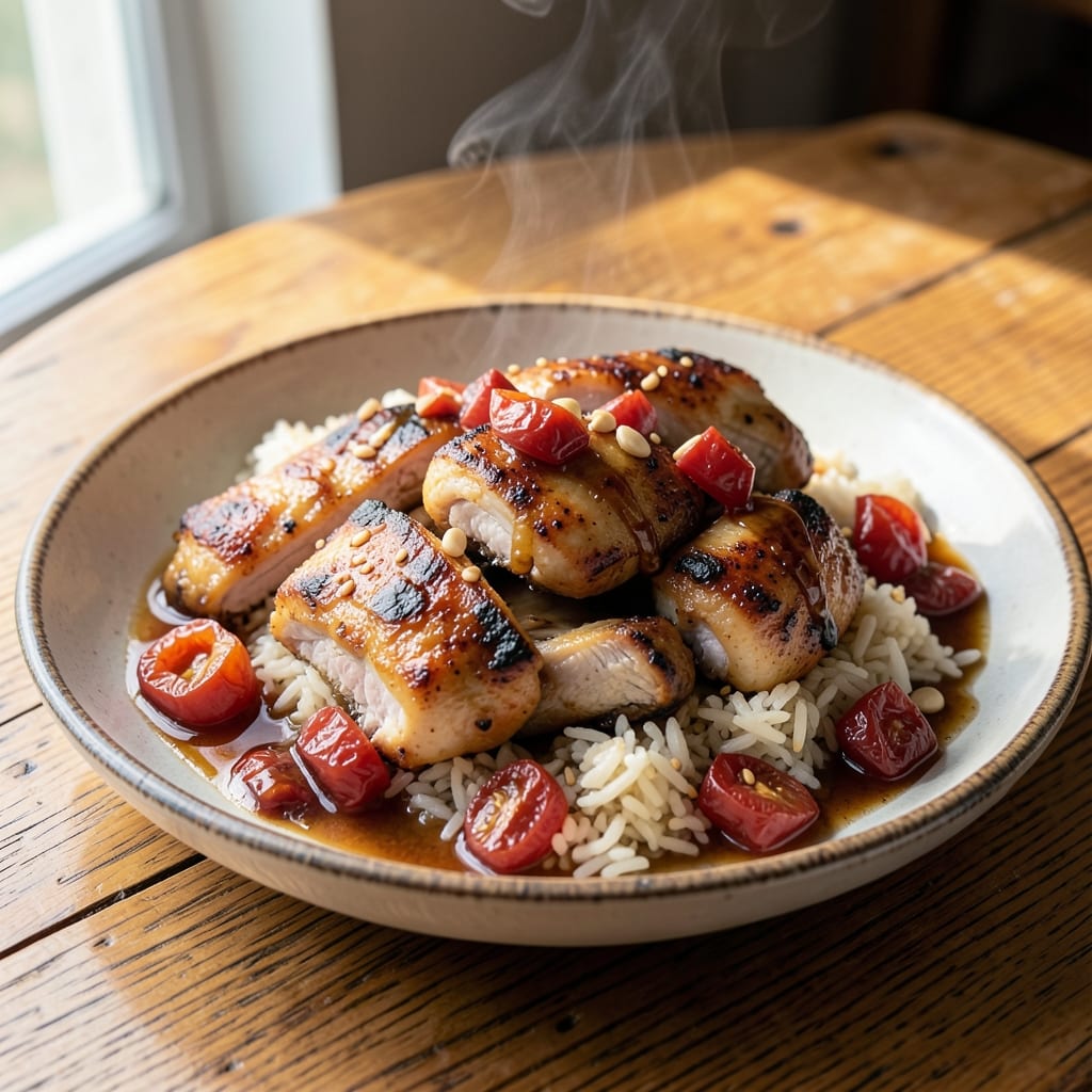 Apricot Chicken and Rice Recipe: Sweet-Tangy One-Pot Harmony